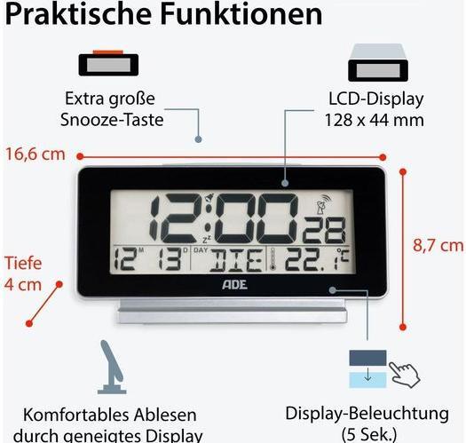 Produktbild ADE Digitalwecker