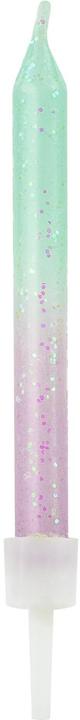 Produktbild Partydeco Kerzen 6cm Glitzer Meerjungfrau (20St.) (20 Stk.)