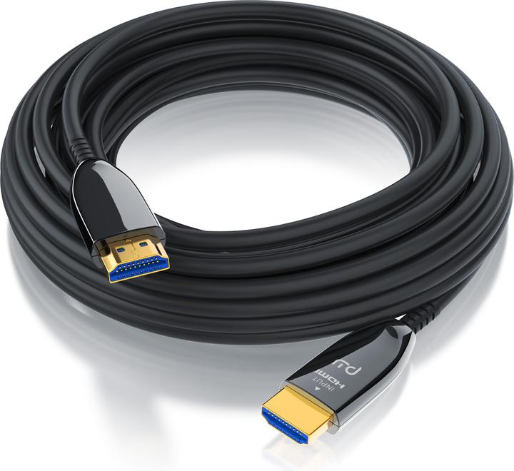 Immagine prodotto Primewire Cavo in fibra ottica HDMI 2.1, tipo A, UHD, 8K @ 120Hz, 4k @ 240Hz con DSC, HDR10+, 3D, eARC, HDCP (15 m, HDMI)