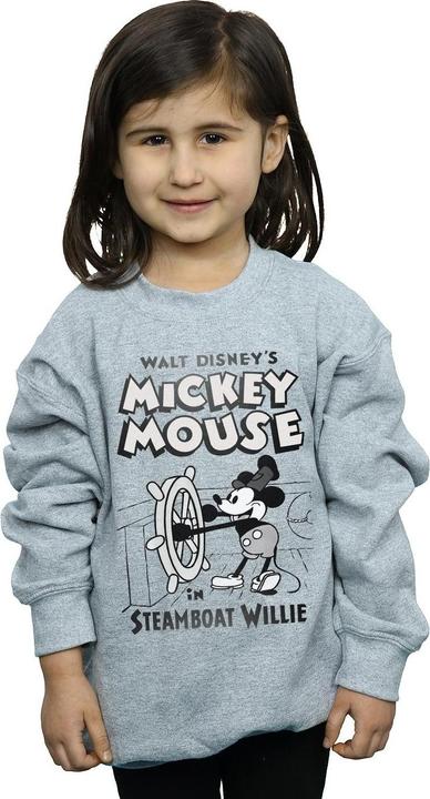 Immagine prodotto Disney Mickey Mouse Steamboat Willie Felpa Ragazze (128)