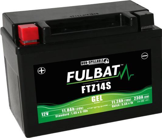 Image du produit Fulbat FTZ14S Gel (12 V, 11.20 Ah)