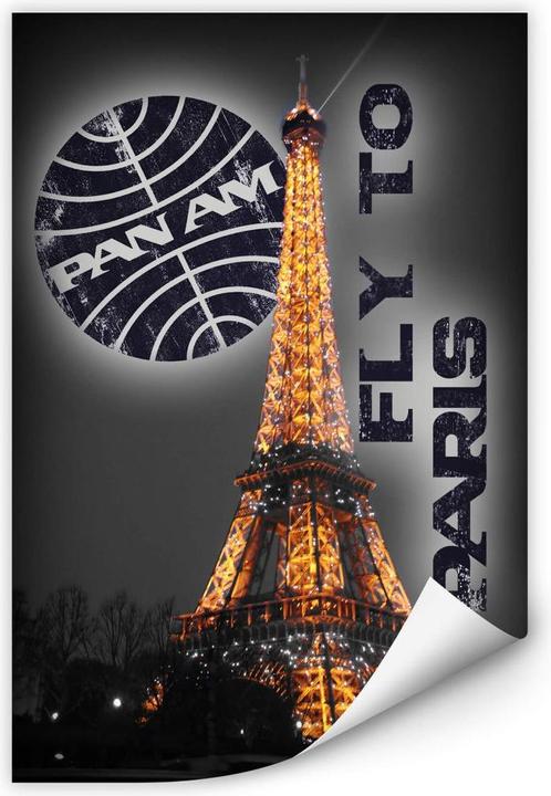 Actual product image Paris Eiffel Tower illuminated (50 x 80 cm)