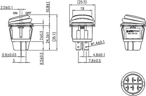 Image du produit Velleman R13244br/Led