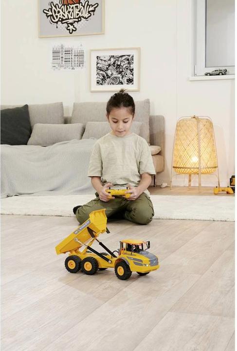 Actual product image Carson Modellsport 907669 1:20 Dump Truck Volvo A40G 100% RTR 1:20 Electric RC (RTR Ready-to-Run)