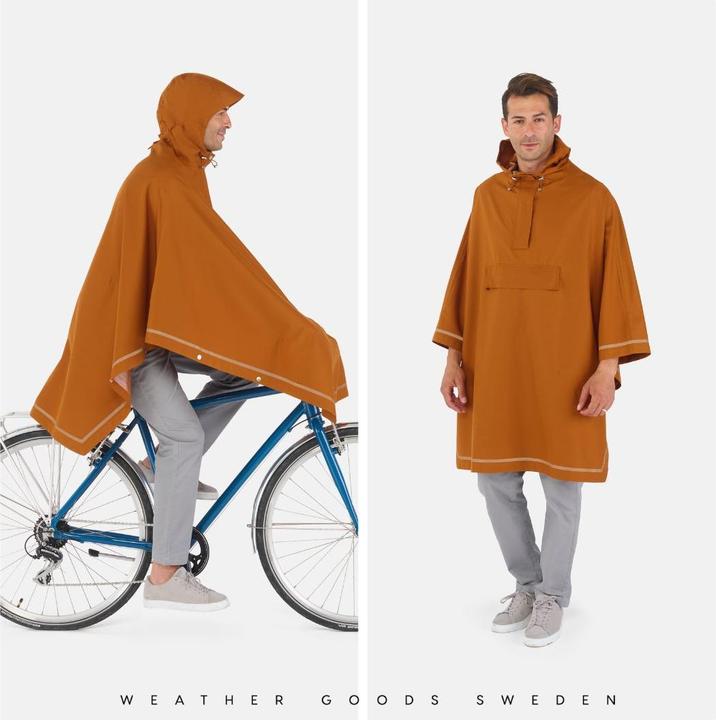 Image du produit Weathergoods IMBRIS Poncho da pioggia, Copper, M-L (S/M)