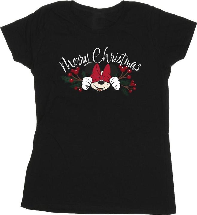 Image du produit Disney - T-shirt MINNIE MOUSE CHRISTMAS HOLLY - Femme (M)