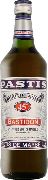 Actual product image Bastidon Pastis 45% Vol. 1l