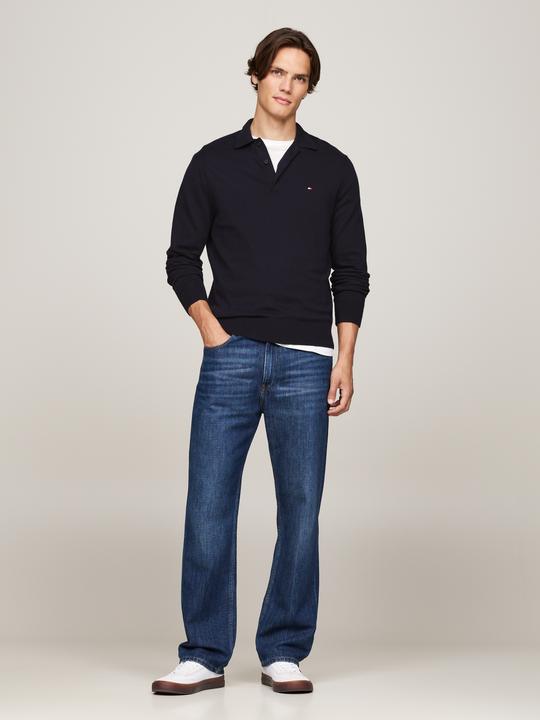 Produktbild Tommy Hilfiger Trui met kasjmier - Heren - Donkerblauw - Maat S (S)
