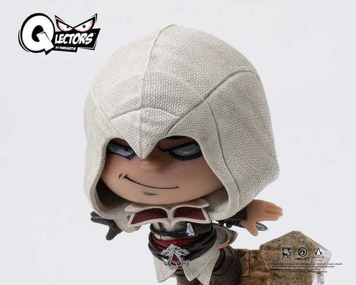 Actual product image Pure Arts Assassin's Creed Qlectors PVC Statue Ezio Leap of Faith 15 cm