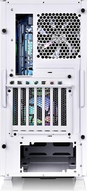 Actual product image Thermaltake TOWER ATX V350 TG ARGB AIR SNOW White (ATX, mATX, Mini-ITX)