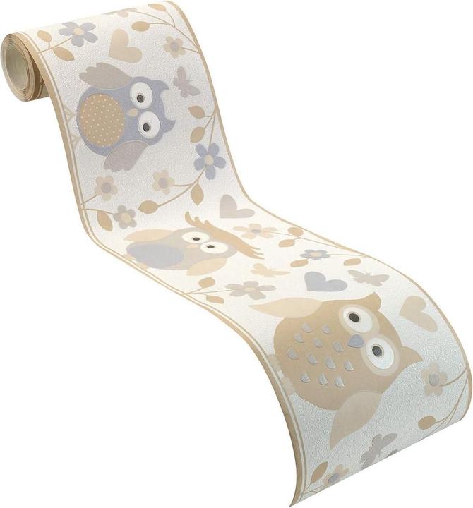 Rasch Border Kids & Teens 2016 Owl white (5 x 17 cm)