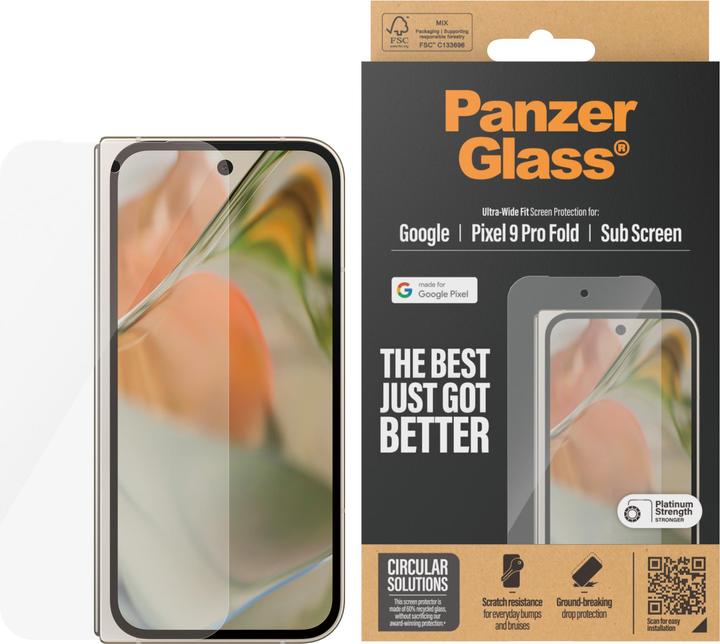 Actual product image PanzerGlass Ultra-Wide Fit (1 Piece, Google Pixel 9 Pro Fold, Google Pixel 9 Pro, Google Pixel 9)