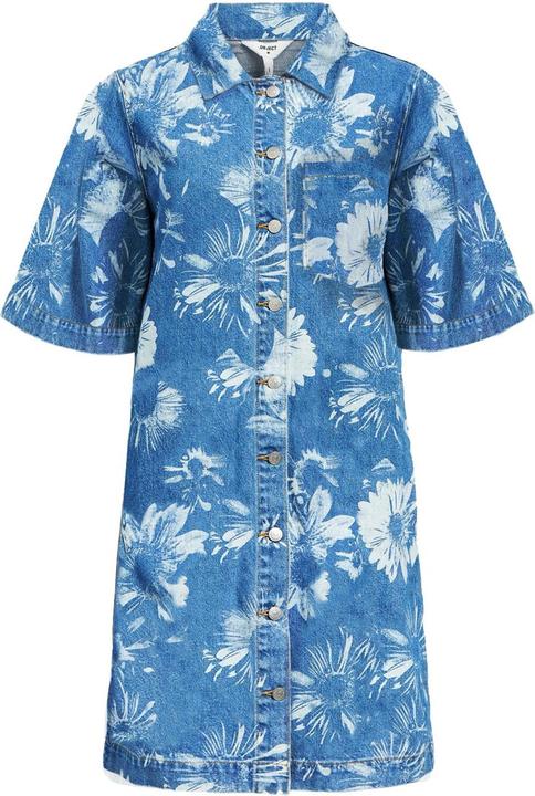 Object Print Jeanskleid