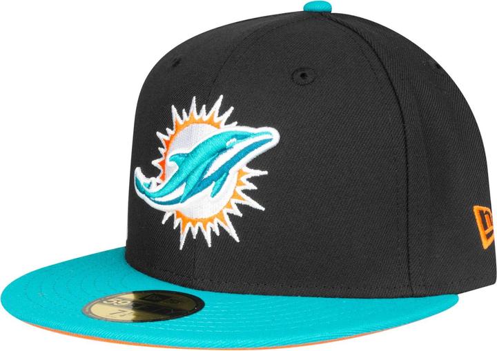 Actual product image New Era 59Fifty Fitted Cap - NFL Miami Dolphins noir (7 3/8)