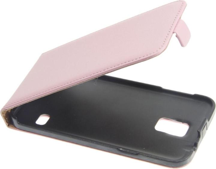 Produktbild OEM Slim Leather Flip Case S5 Galaxy G900 pink (Samsung Galaxy S5)