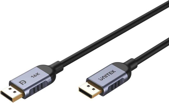 Unitek C1626GY01-3M DisplayPort 2.1 Black (3 m, DisplayPort)