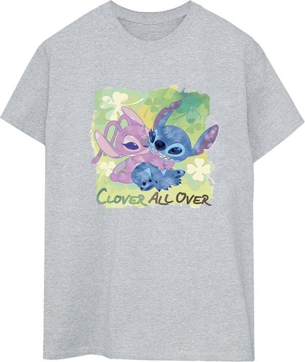 Produktbild Disney Lilo And Stitch St Patrick's Day Clover TShirt (XL)