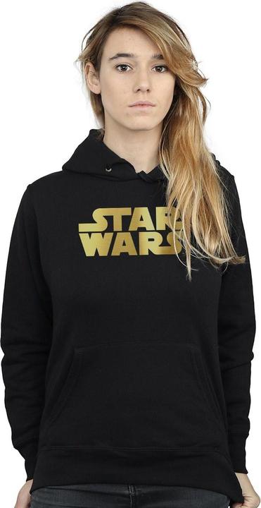 Produktbild Star Wars Gold Logo Kapuzenpullover (L)