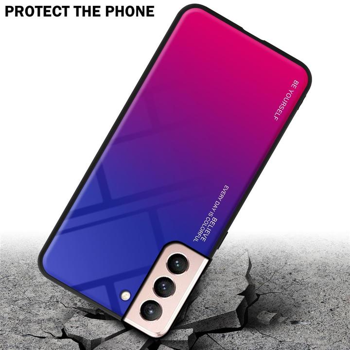 Productafbeelding Cadorabo TPU 2 kleuren glasdekking (Samsung Galaxy S21 5G)