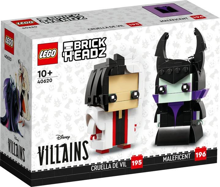Produktbild LEGO Cruella und Maleficent (40620, LEGO Brickheadz)