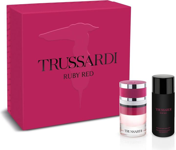 Produktbild Trussardi Ruby Red EDP 60ml Body Lotion 125ml Gift Set 185ml (Eau de Parfum, 185 ml)