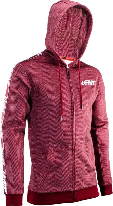 Produktbild Leatt Zip Hoodie Premium # - Ruby (L)