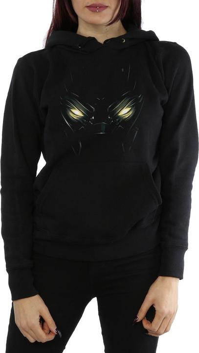 Actual product image Womens/Ladies Black Panther Eyes Hoodie (M)