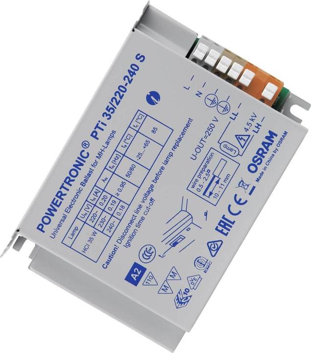 Image du produit Osram Lampe à décharge haute intensité EVG 35 W 1 x 35 pour l'intégration dans les luminaires