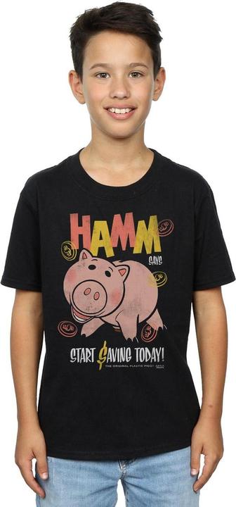 Actual product image Disney Boys Toy Story 4 Hamm The Piggy Bank T-Shirt (152, 158)