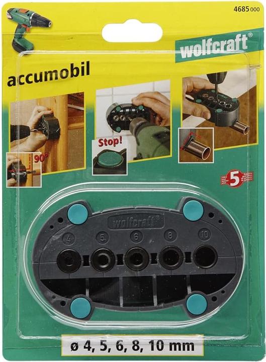 Image du produit wolfcraft Guide de perçage mobile accumobil