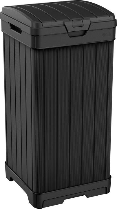 Image du produit GCS Keter Baltimore - Poubelle 125 litres - Hauteur : 87,4 cm - Noir ( - ) (125 l)
