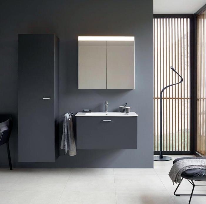 Actual product image Duravit Furniture washbasin ME by Starck m ÜL m HLB 830x490mm 1 tap hole white WG (490 mm, 830 mm)