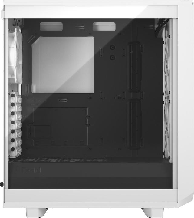Actual product image Fractal PC Case Meshify 2 Compact Lite White (ATX, mATX)
