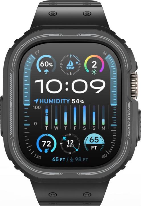 Produktbild Dux Ducis OA Armband Apple Watch 38mm/40mm/41mm - Schwarz (38 mm, 40 mm, 41 mm, Silikon, Apple Watch Series 2, Apple Watch Series 1, Apple Watch Series 3, Apple Watch Series 4, Apple Watch Series 5, Apple Watch Series 6, Apple Watch Series 7, Apple Watch Series 8, Apple Watch Series 9, Apple Watch SE)