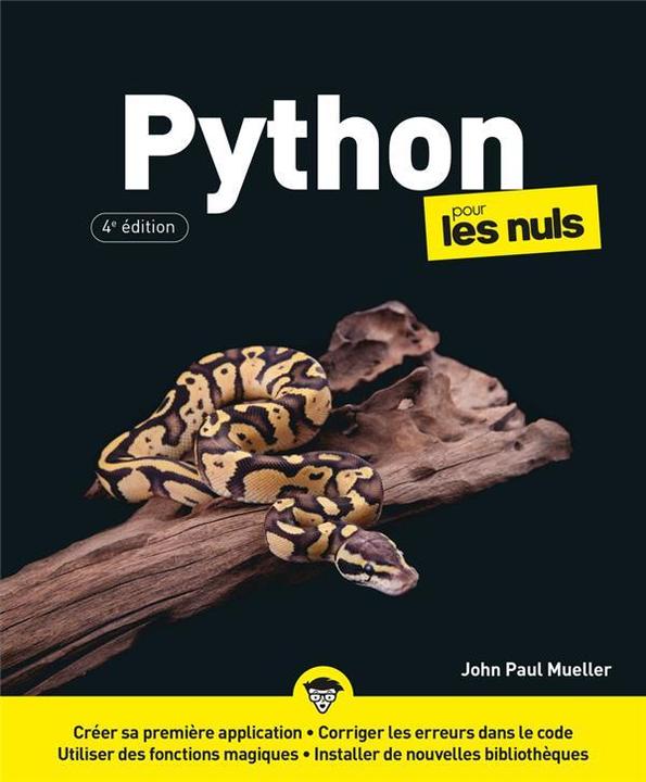 Immagine prodotto Python per i giovani (Francese, Mueller John Paul, 2023)