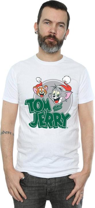 Immagine prodotto Tom & Jerry Christmas Greetings Maglietta Uomo (XXL)