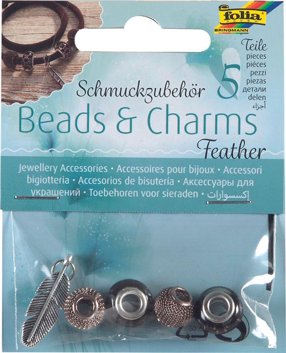 Produktbild Folia Charms FEATHER (Metall)