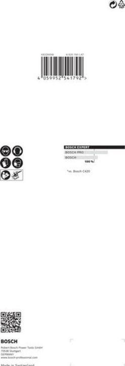 Actual product image Bosch Professional Zubehör Expert C470 Sandpaper without holes for orbital sander, 93 x 230 mm, G 60, 10 pcs. (60)