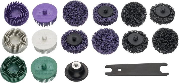 Image du produit HAZET Jeu de brosses à poncer 9033-11/17 ∙ Nombre d'outils : 17 (Machine à tronçonner, 224 W)
