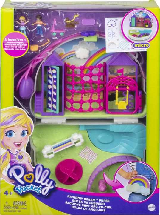 Image du produit Polly Pocket Sac à main Arc-en-Ciel - Mini-Poupée - 4 ans et +