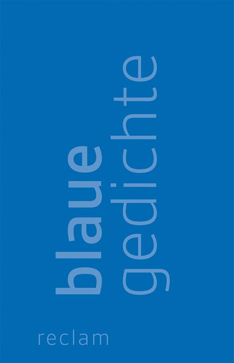 Produktbild Blaue Gedichte (Deutsch, Gabriele Sander, 2012)