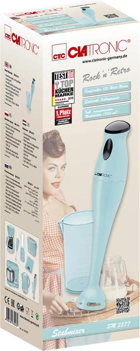 Image du produit Clatronic Mixeur plongeant SM 3577 avec récipient de mixage