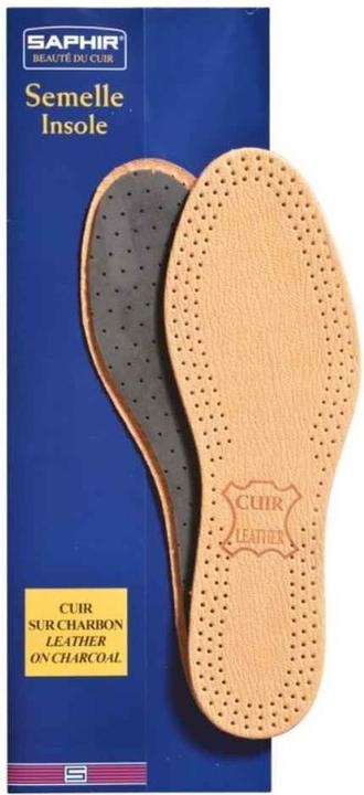 Saphir Beaute du Cuir SAPHIR Einlegesohlen Leder auf Kohle