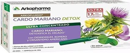 Immagine prodotto Arkopharma ARKOFLUID Cardo Mariano Detox 20 Fiale (Latte corpo)