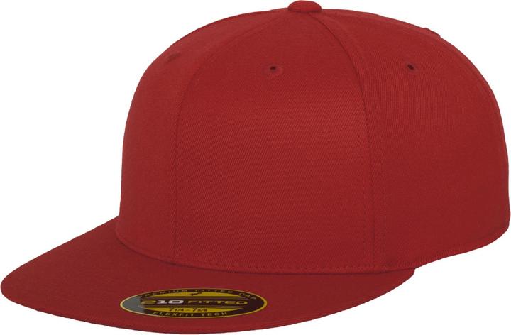 Actual product image Yupoong Flexfit Unisex Premium 210 Fitted Flat Peak Cap (S/M)