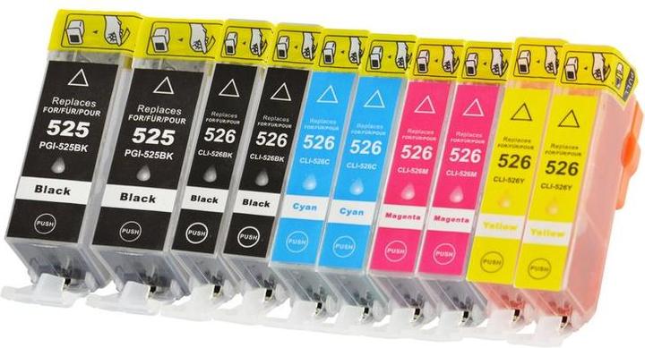 Image du produit Hermex Cartouche d'encre compatible pour Canon PIXMA iX6550 (M, C, Y, CF, PGBK)