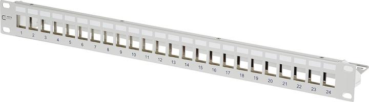 Actual product image Metz Connect Patch Panel - Rack Mountable - Grey - 1U - 48.3 cm (19")