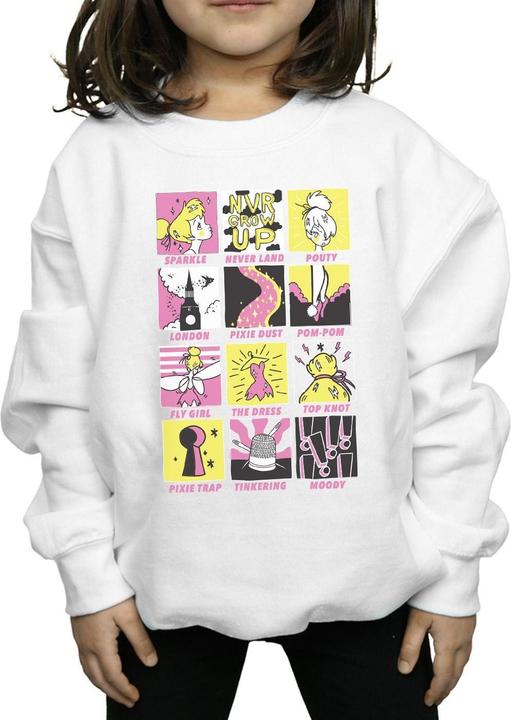 Immagine prodotto Disney Tinkerbell Squares Felpa Ragazze (152, 158)