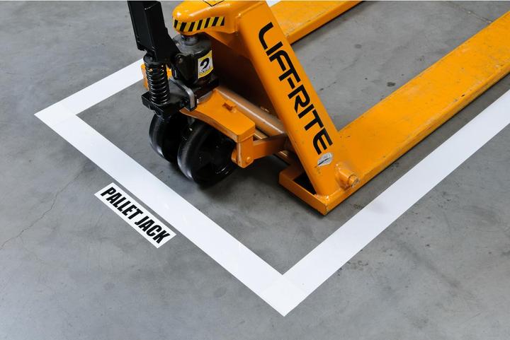 Immagine prodotto Brady B-726, nastri per marcare i pavimenti, vinile autoadesivo, giallo, 75mm x 33m