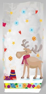 Immagine prodotto Ursus Borsa di Natale Moose 23,5 cm (Borsa da regalo, 10 x)